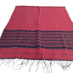 J.P Valentina Womens Scarf Red Stripe